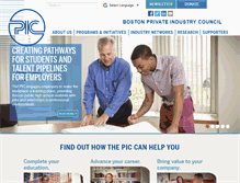 Tablet Screenshot of bostonpic.org